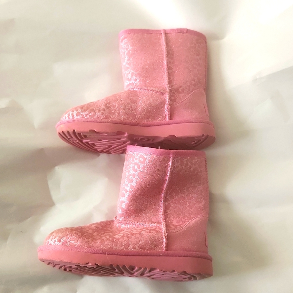 Ugg half boot, pink sparklers, size 12
